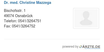 Dr. med. Christine Mazzega .